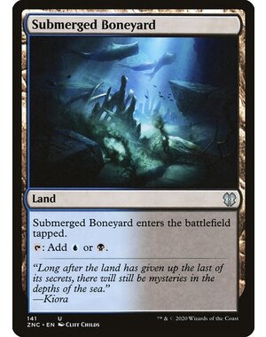 Magic: The Gathering Submerged Boneyard (141) Near Mint