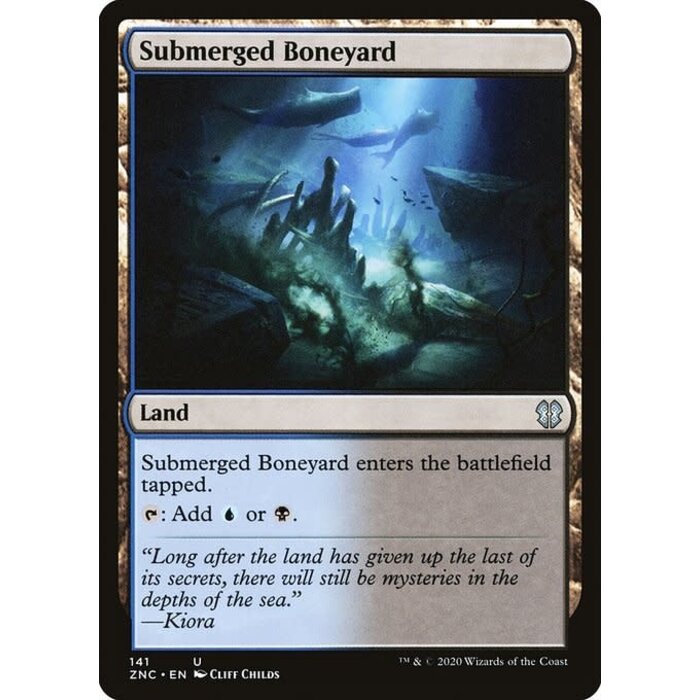 Magic: The Gathering Submerged Boneyard (141) Near Mint