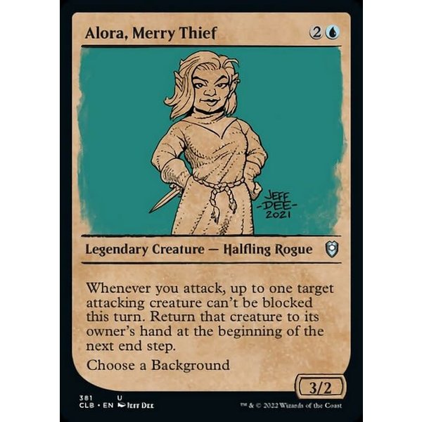 Magic: The Gathering Alora, Merry Thief (Showcase) (381) Near Mint Foil