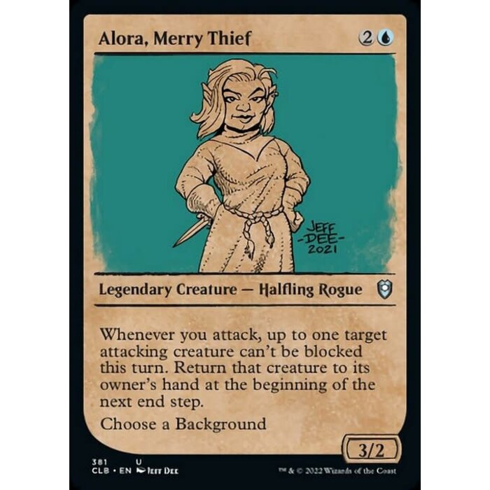 Magic: The Gathering Alora, Merry Thief (Showcase) (381) Near Mint Foil