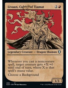 Magic: The Gathering Livaan, Cultist of Tiamat (Showcase) (402) Near Mint