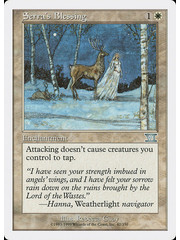 Magic: The Gathering Serra's Blessing (041) Heavily Played