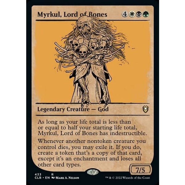 Magic: The Gathering Myrkul, Lord of Bones (Showcase) (433) Near Mint