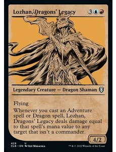 Magic: The Gathering Lozhan, Dragons' Legacy (Showcase) (428) Near Mint