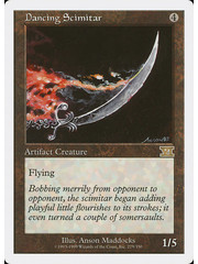 Magic: The Gathering Dancing Scimitar (274) Heavily Played