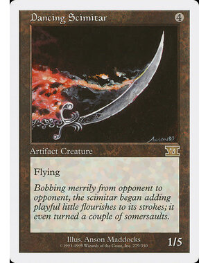 Magic: The Gathering Dancing Scimitar (274) Heavily Played