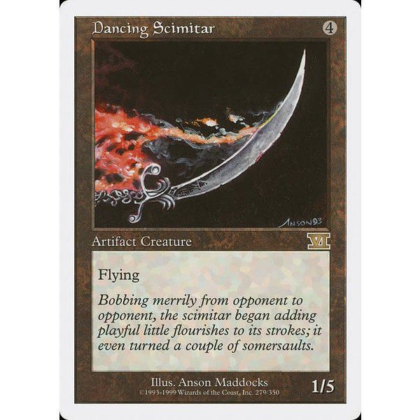 Magic: The Gathering Dancing Scimitar (274) Heavily Played