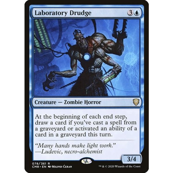 Magic: The Gathering Laboratory Drudge (078) Lightly Played Foil