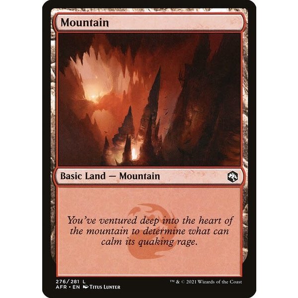 Magic: The Gathering Mountain (276) Near Mint Foil