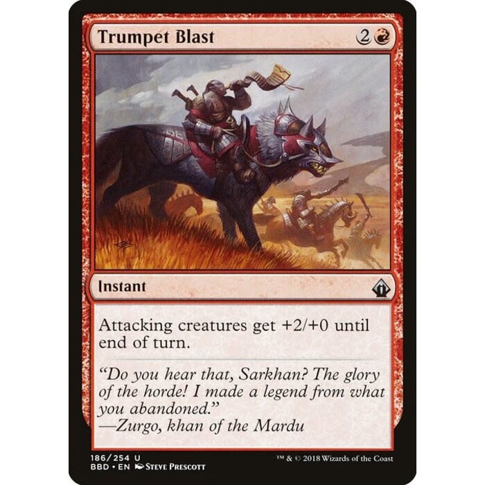 Magic: The Gathering Trumpet Blast (186) Lightly Played