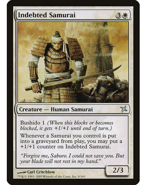 Magic: The Gathering Indebted Samurai (009) Lightly Played