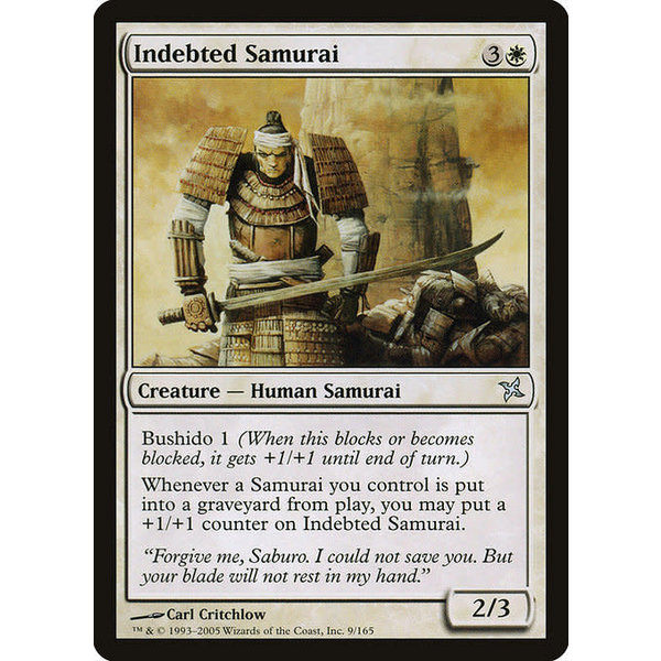 Magic: The Gathering Indebted Samurai (009) Lightly Played