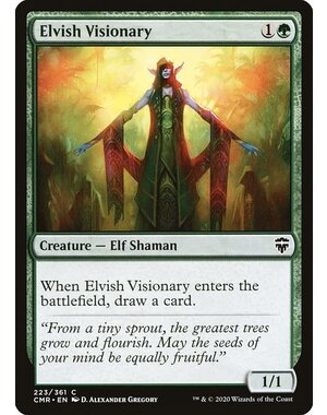 Magic: The Gathering Elvish Visionary (223) Near Mint Foil