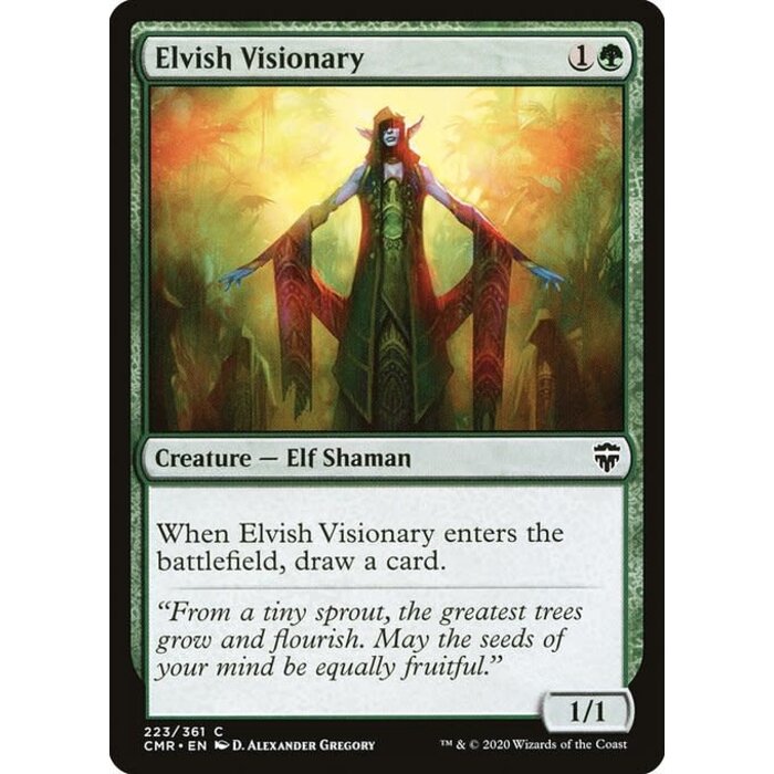 Magic: The Gathering Elvish Visionary (223) Near Mint Foil
