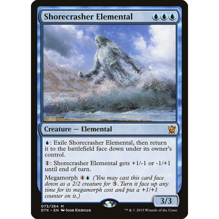 Magic: The Gathering Shorecrasher Elemental (073) Lightly Played Foil