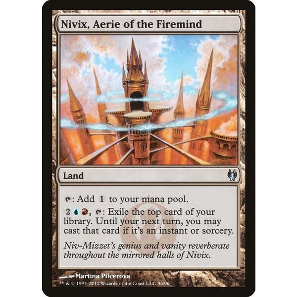 Magic: The Gathering Nivix, Aerie of the Firemind (036) Lightly Played