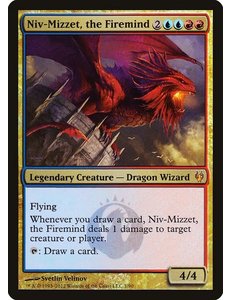 Magic: The Gathering Niv-Mizzet, the Firemind (001) Moderately Played Foil