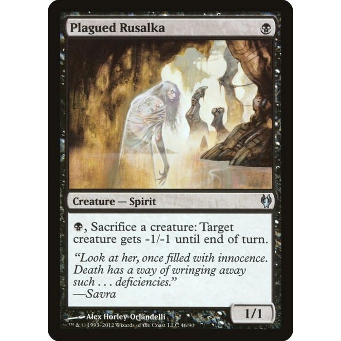 Magic: The Gathering Plagued Rusalka (046) Lightly Played