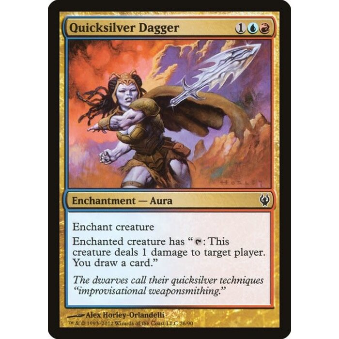 Magic: The Gathering Quicksilver Dagger (026) Lightly Played