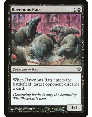 Magic: The Gathering Ravenous Rats (049) Lightly Played