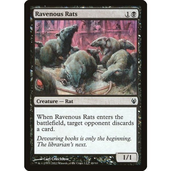 Magic: The Gathering Ravenous Rats (049) Lightly Played