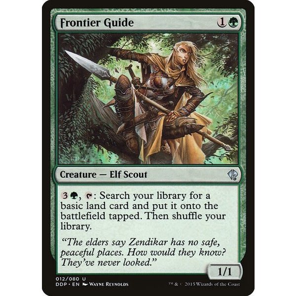 Magic: The Gathering Frontier Guide (012) Moderately Played