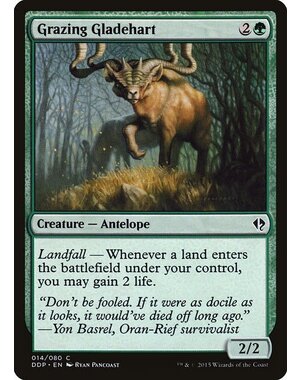 Magic: The Gathering Grazing Gladehart (014) Moderately Played