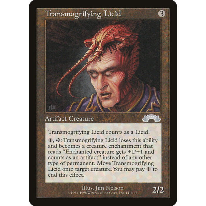 Magic: The Gathering Transmogrifying Licid (141) Moderately Played