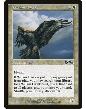 Magic: The Gathering Welkin Hawk (025) Lightly Played