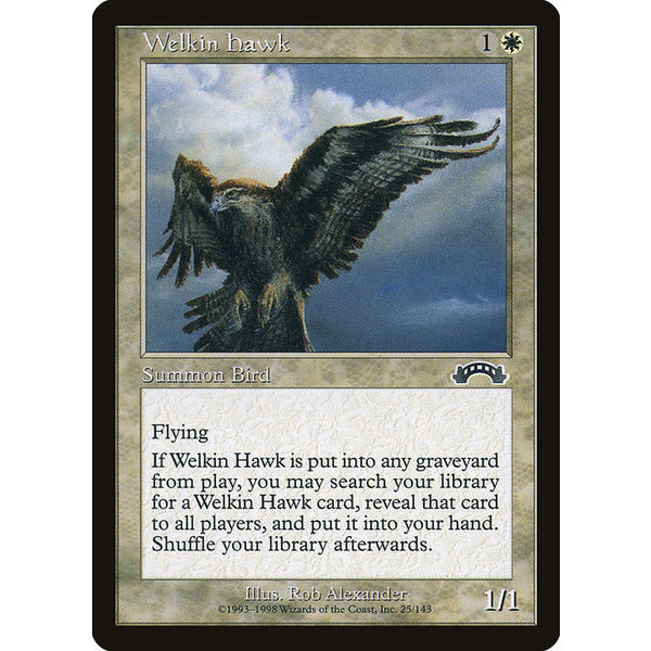 Magic: The Gathering Welkin Hawk (025) Moderately Played