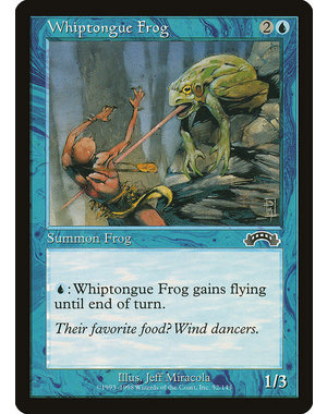 Magic: The Gathering Whiptongue Frog (052) Heavily Played