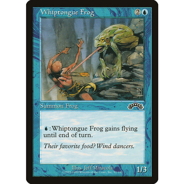 Magic: The Gathering Whiptongue Frog (052) Heavily Played
