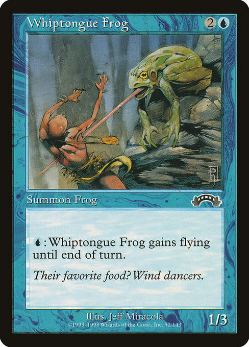 Magic: The Gathering Whiptongue Frog (052) Heavily Played - Kingslayer Games Magic: The Gathering Whiptongue Frog (052) Heavily Played - Kingslayer Games