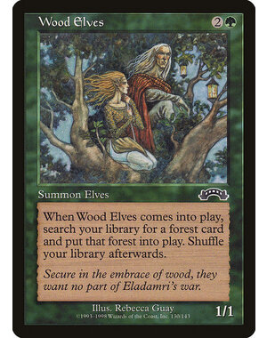 Magic: The Gathering Wood Elves (130) Lightly Played