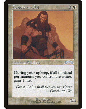 Magic: The Gathering Zealots en-Dal (026) Moderately Played