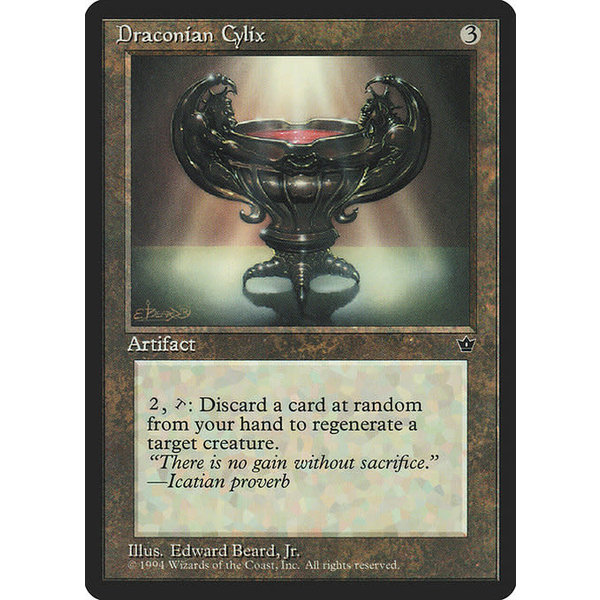 Magic: The Gathering Draconian Cylix (086) Moderately Played