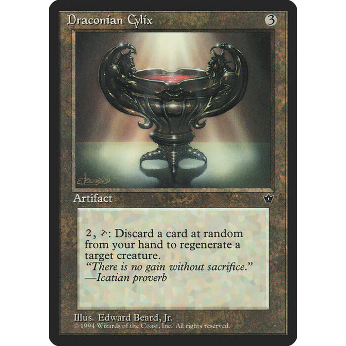 Magic: The Gathering Draconian Cylix (086) Moderately Played