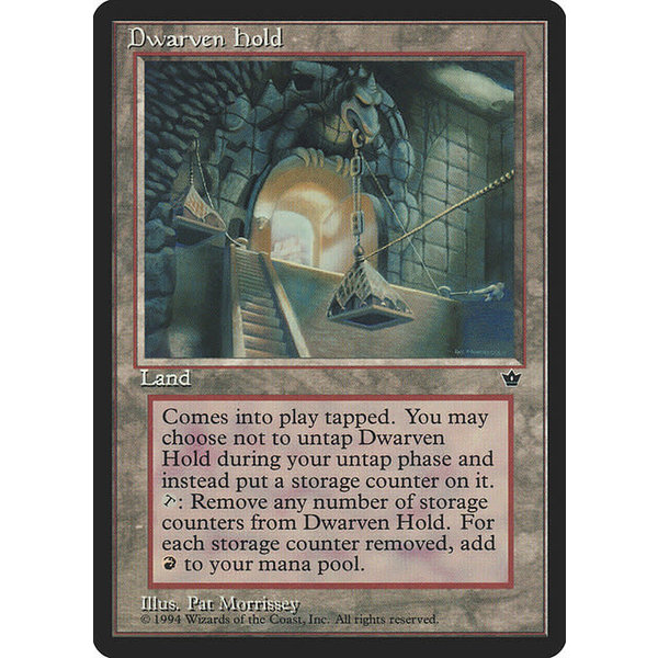 Magic: The Gathering Dwarven Hold (093) Heavily Played