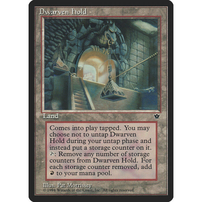 Magic: The Gathering Dwarven Hold (093) Heavily Played