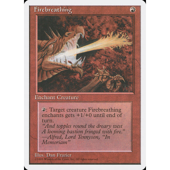 Magic: The Gathering Firebreathing (193) Lightly Played