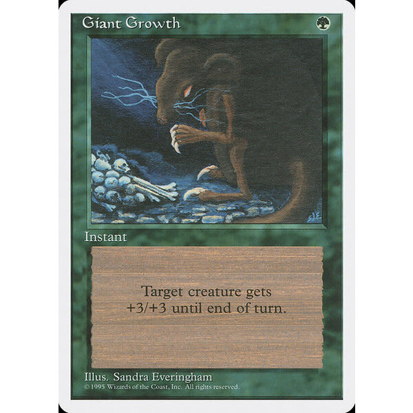 Magic: The Gathering Giant Growth (248) Lightly Played