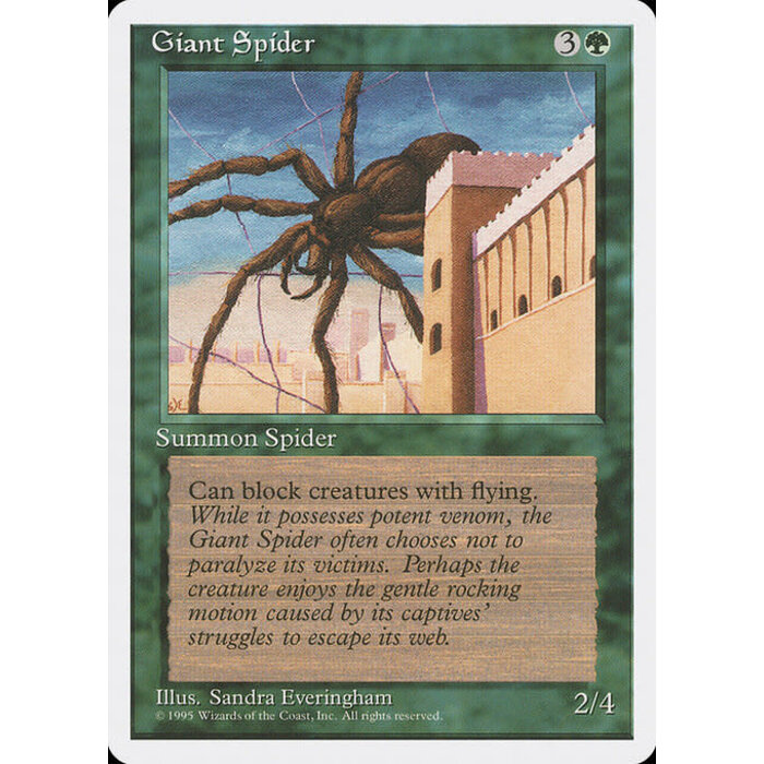 Magic: The Gathering Giant Spider (249) Lightly Played