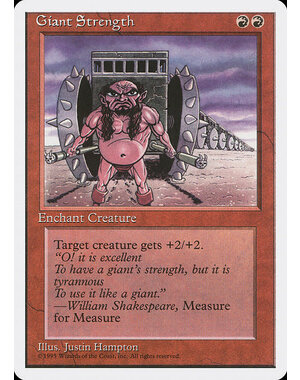 Magic: The Gathering Giant Strength (196) Moderately Played
