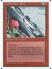 Magic: The Gathering Goblin Rock Sled (199) Lightly Played