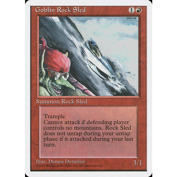 Magic: The Gathering Goblin Rock Sled (199) Lightly Played