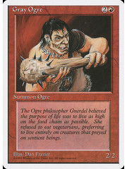 Magic: The Gathering Gray Ogre (200) Lightly Played