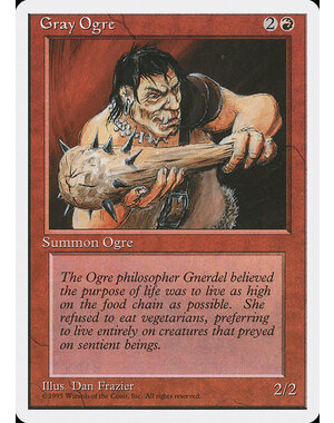 Magic: The Gathering Gray Ogre (200) Lightly Played