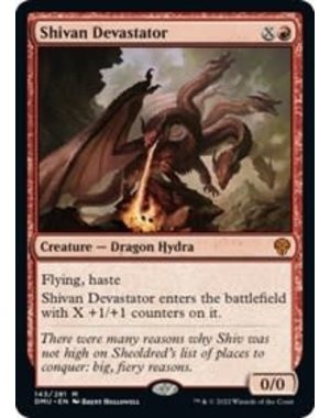 Magic: The Gathering Shivan Devastator (143) Lightly Played