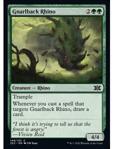 Magic: The Gathering Gnarlback Rhino (148) Near Mint