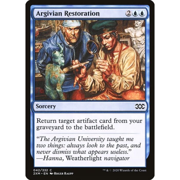 Magic: The Gathering Argivian Restoration (042) Near Mint Foil